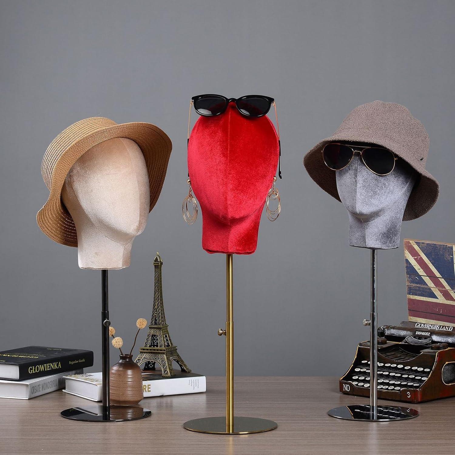 Soporte de Cabeza de Maniquí CHADWICK para Pelucas y Sombreros 18-23 Pulgadas