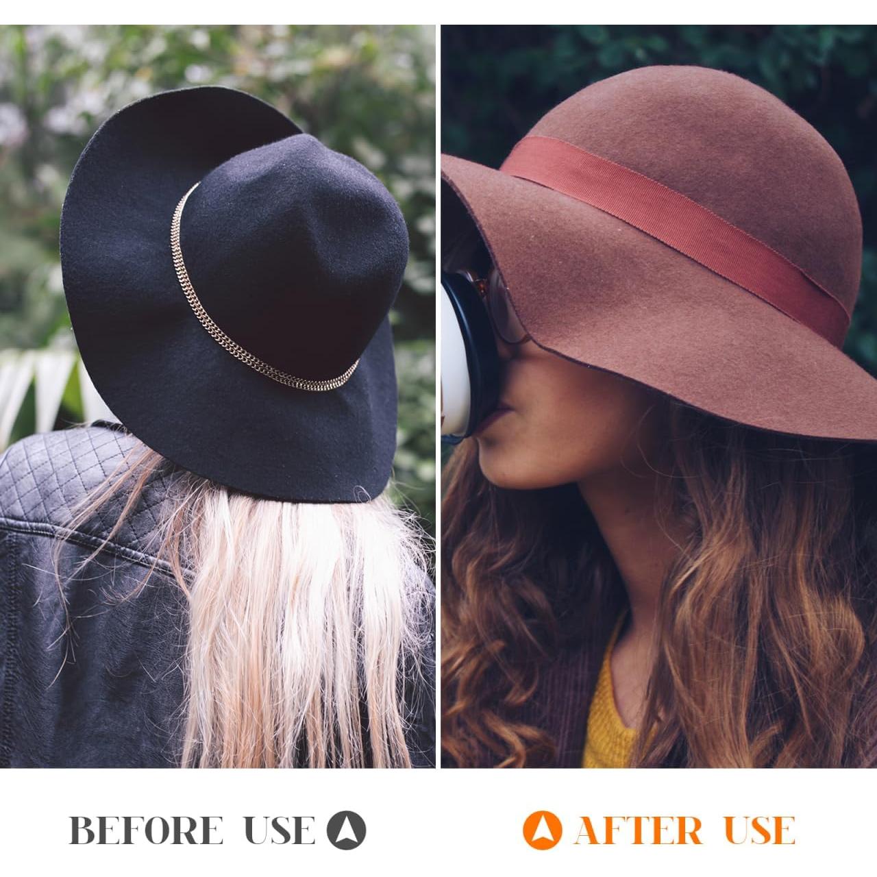 Soportes para Sombreros GALPADA 8 Piezas PVC Blanco 57cm