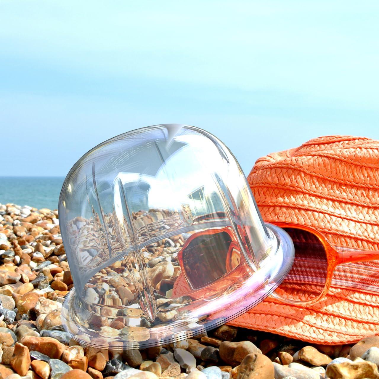 Soportes para Sombreros GALPADA 8 Piezas PVC Blanco 57cm