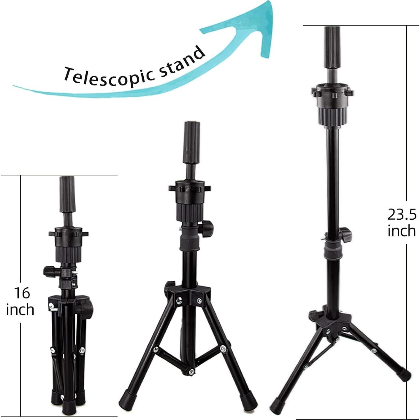 Cabeza de Maniquí 40 cm JMHAIR Cabello Real para Estilismo