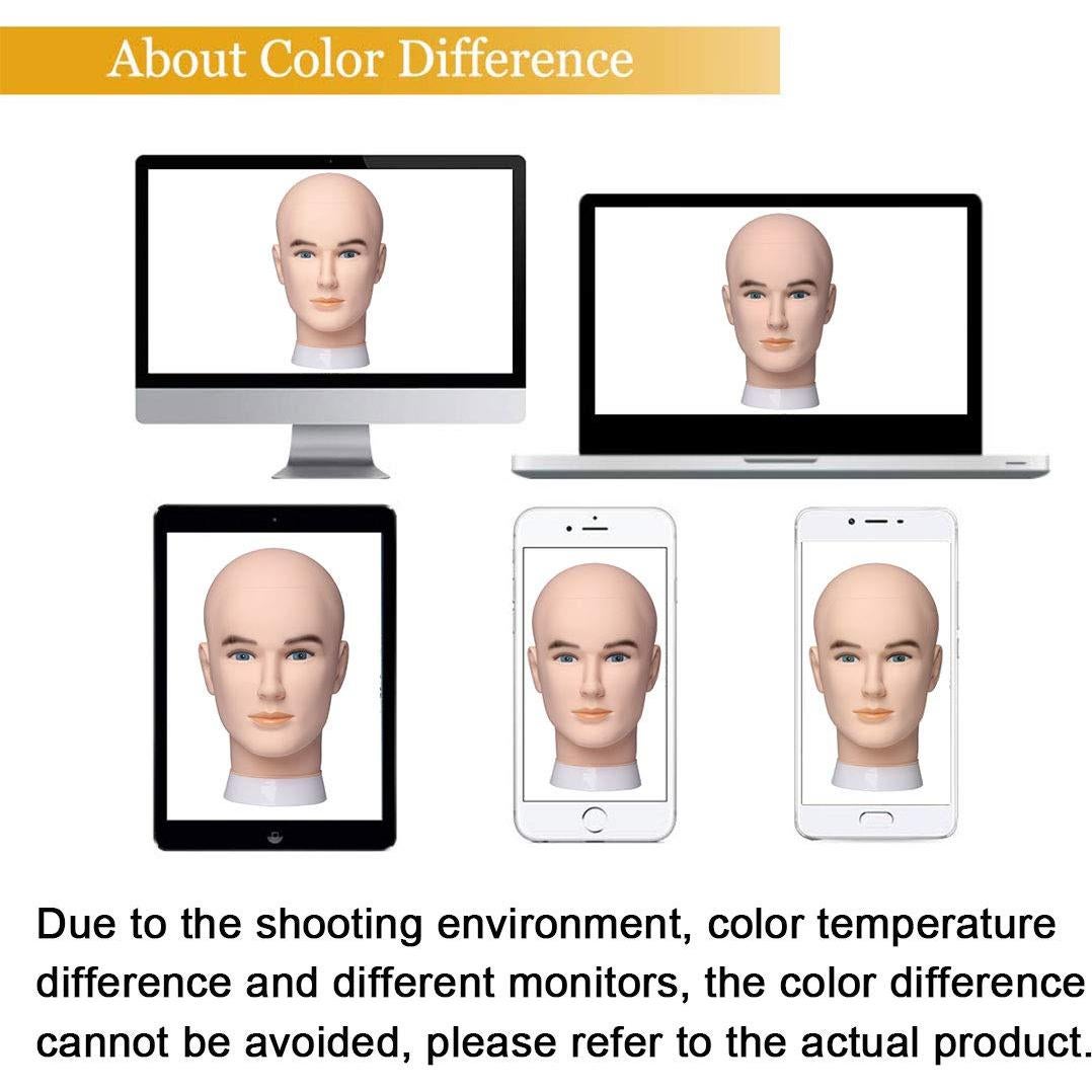 Cabeza de Maniquí Calvo Newshair para Pelucas 27 CM Blanca