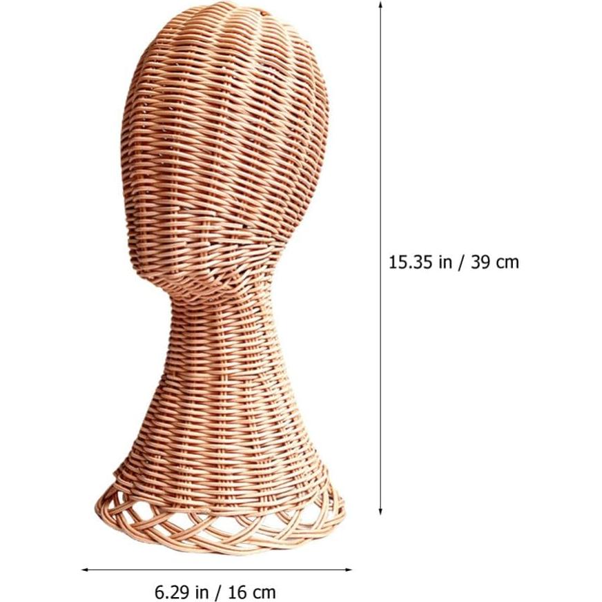 Soporte de Exhibición para Sombreros EXCEART - Ratan Chocolate