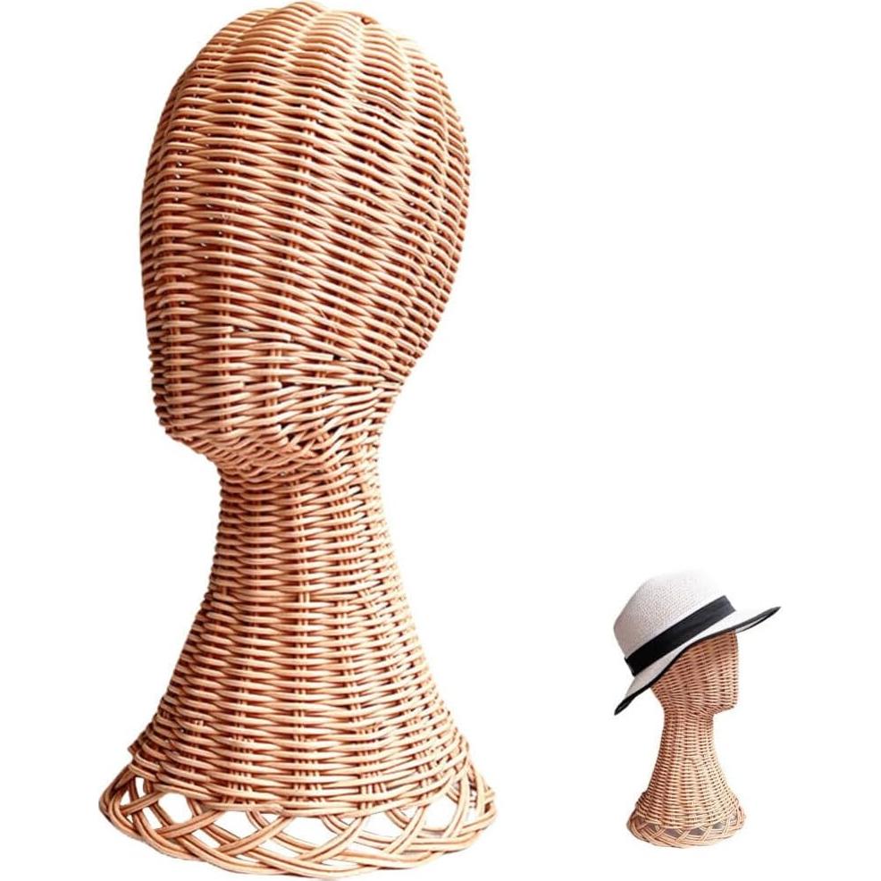 Soporte de Exhibición para Sombreros EXCEART - Ratan Chocolate