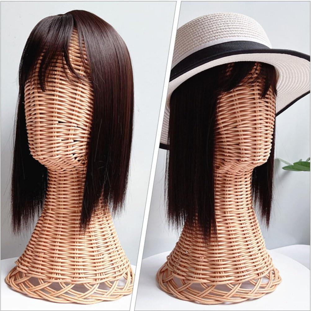 Soporte de Exhibición para Sombreros EXCEART - Ratan Chocolate