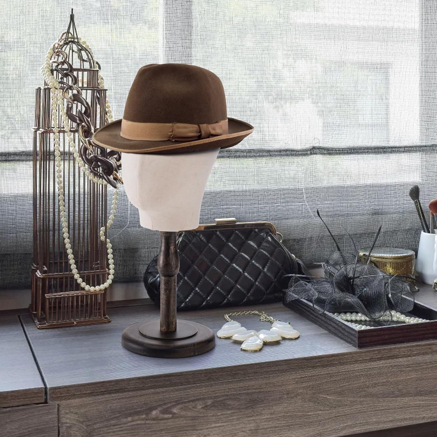 Cabeza de Maniquí Peohud 21" Lienzo con Soporte Madera