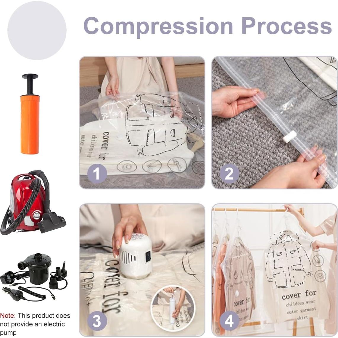 Bolsas de Almacenamiento al Vacío MILEBAS 5 Pack 110x70cm