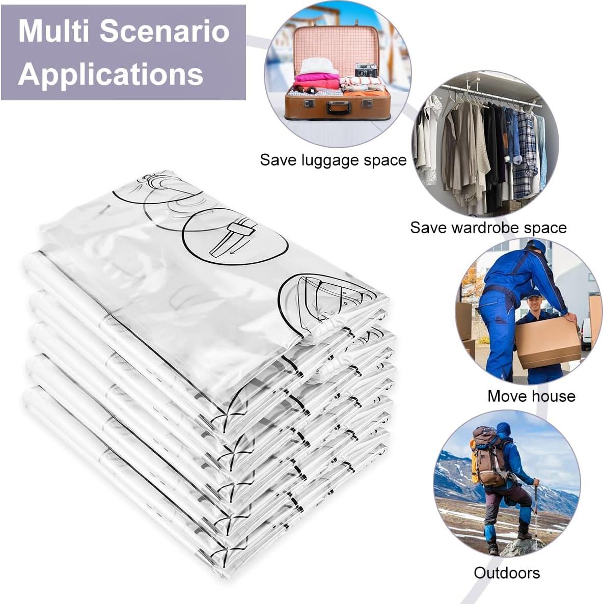 Bolsas de Almacenamiento al Vacío MILEBAS 5 Pack 110x70cm