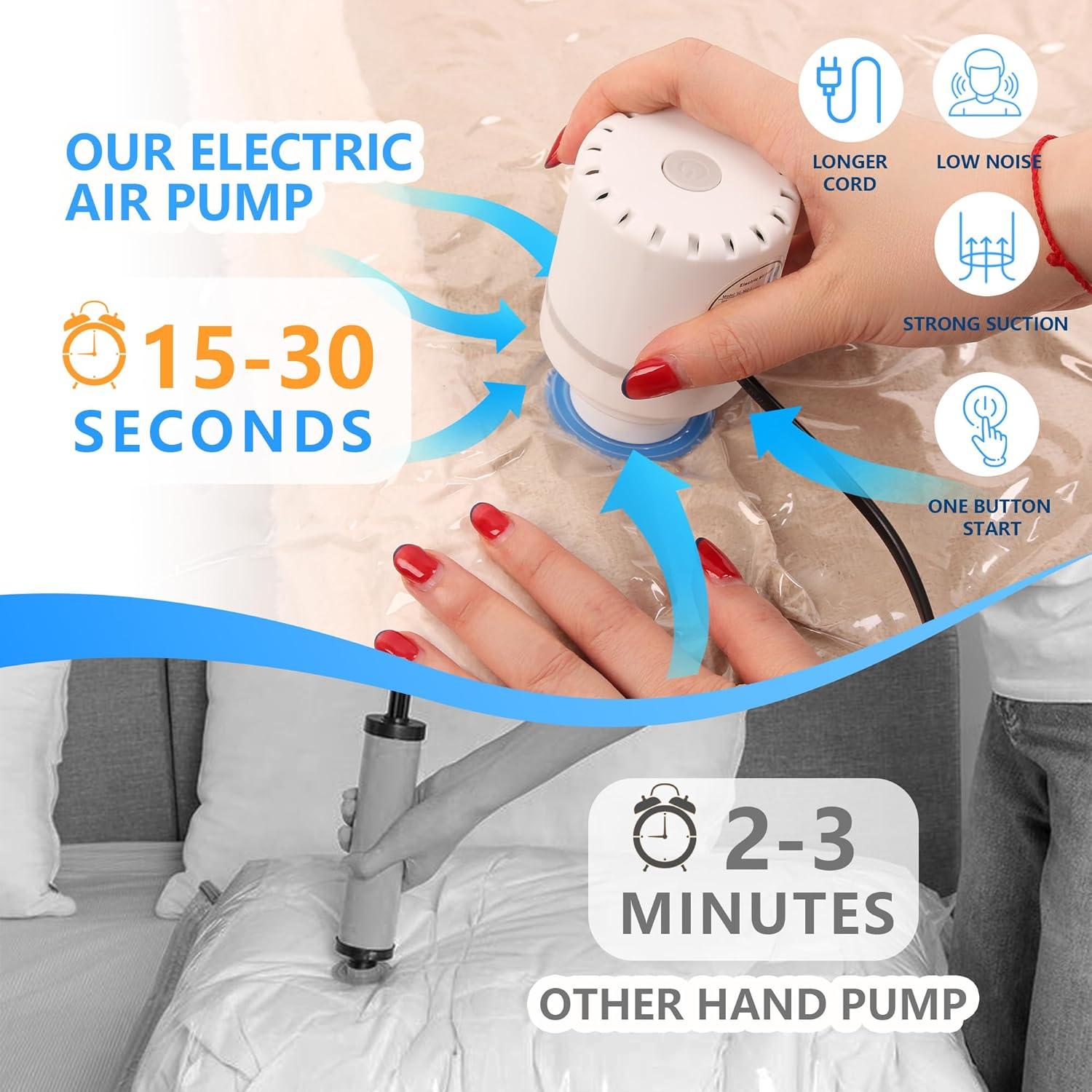 Paquete de 10 Bolsas de Almacenamiento al Vacío Farest XXL 120x89cm