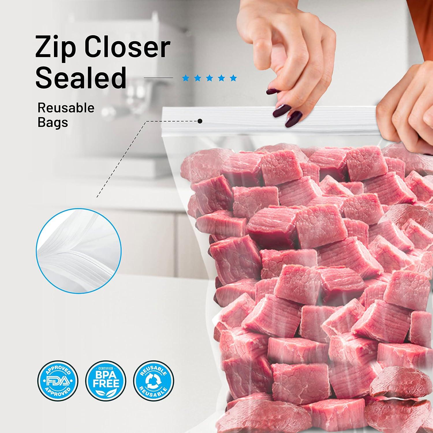 12 Bolsas de Almacenamiento Transparentes CLEARWARE 40.6x45.7cm