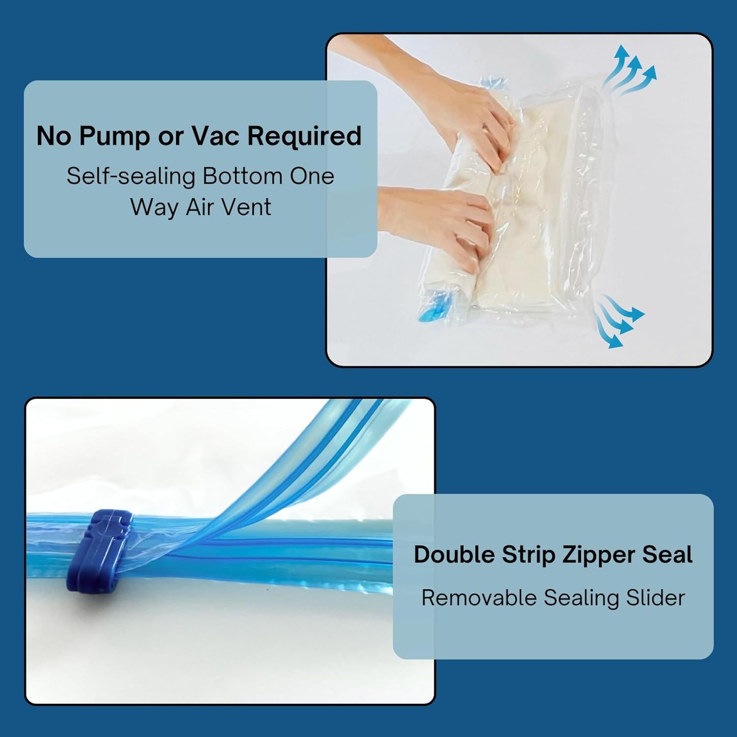 Bolsas de Compresión para Viaje Nellivia 18 Piezas