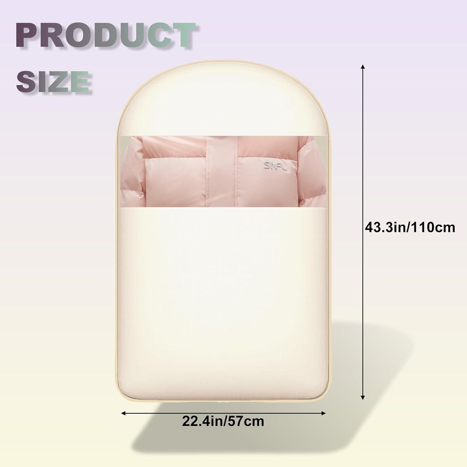 Bolsa de Ropa Colgante YUJHON L - Compresión Automática