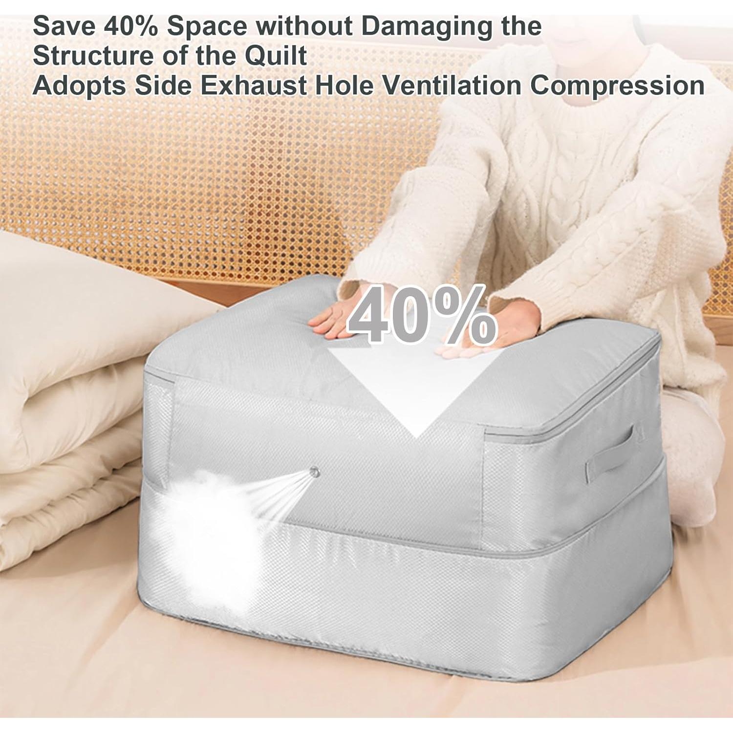 Bolsa de Almacenamiento Mailirious 3 Capas 2 Paquete Gris