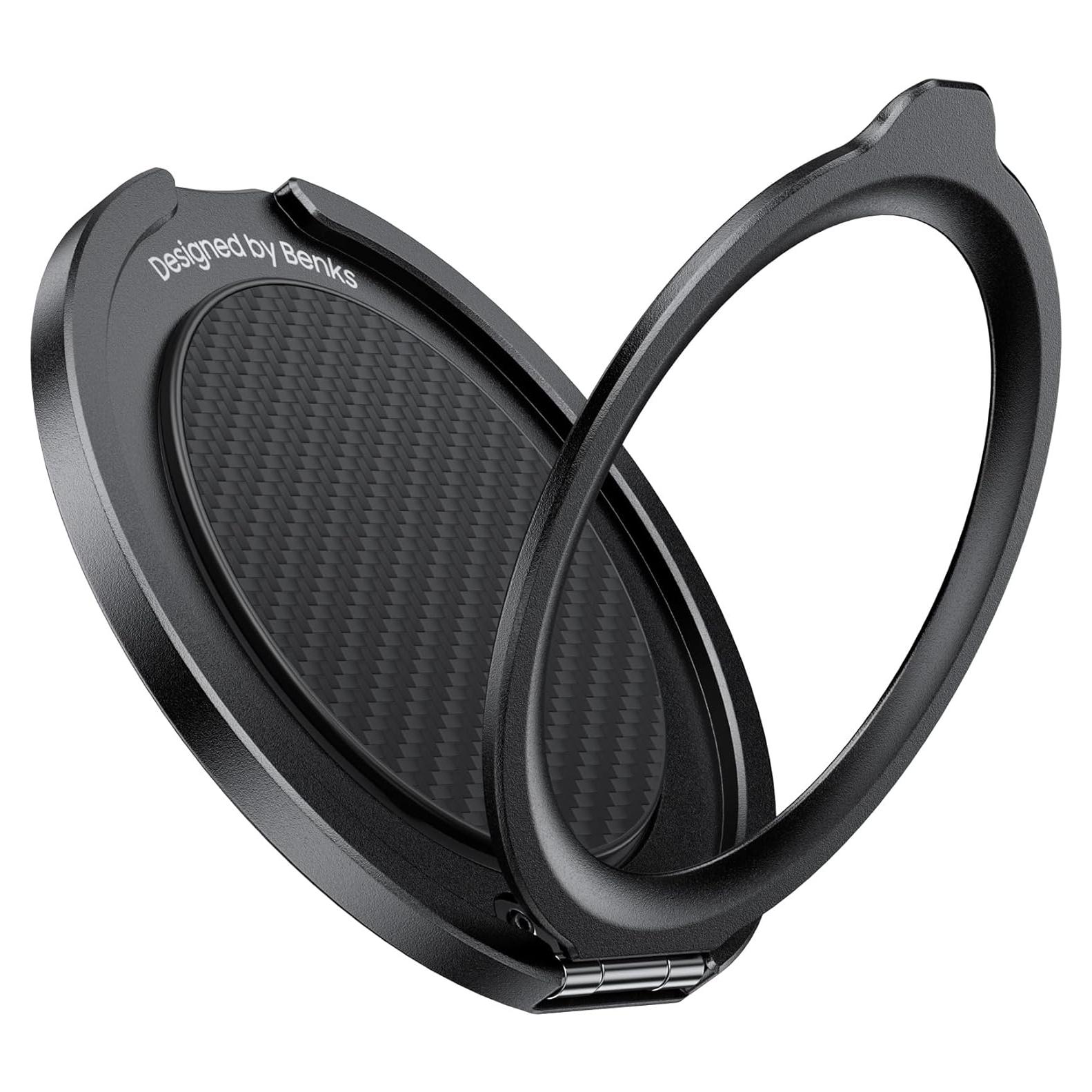 Soporte de Anillo Magnético BENKS para iPhone 12-16, Negro