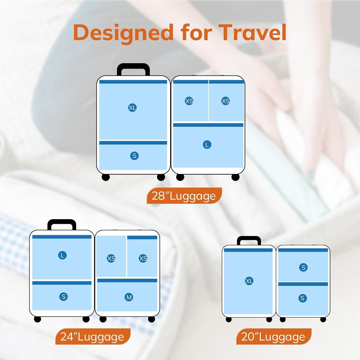 Bolsas de Almacenamiento al Vacío MONVANE 10 Piezas con Bomba