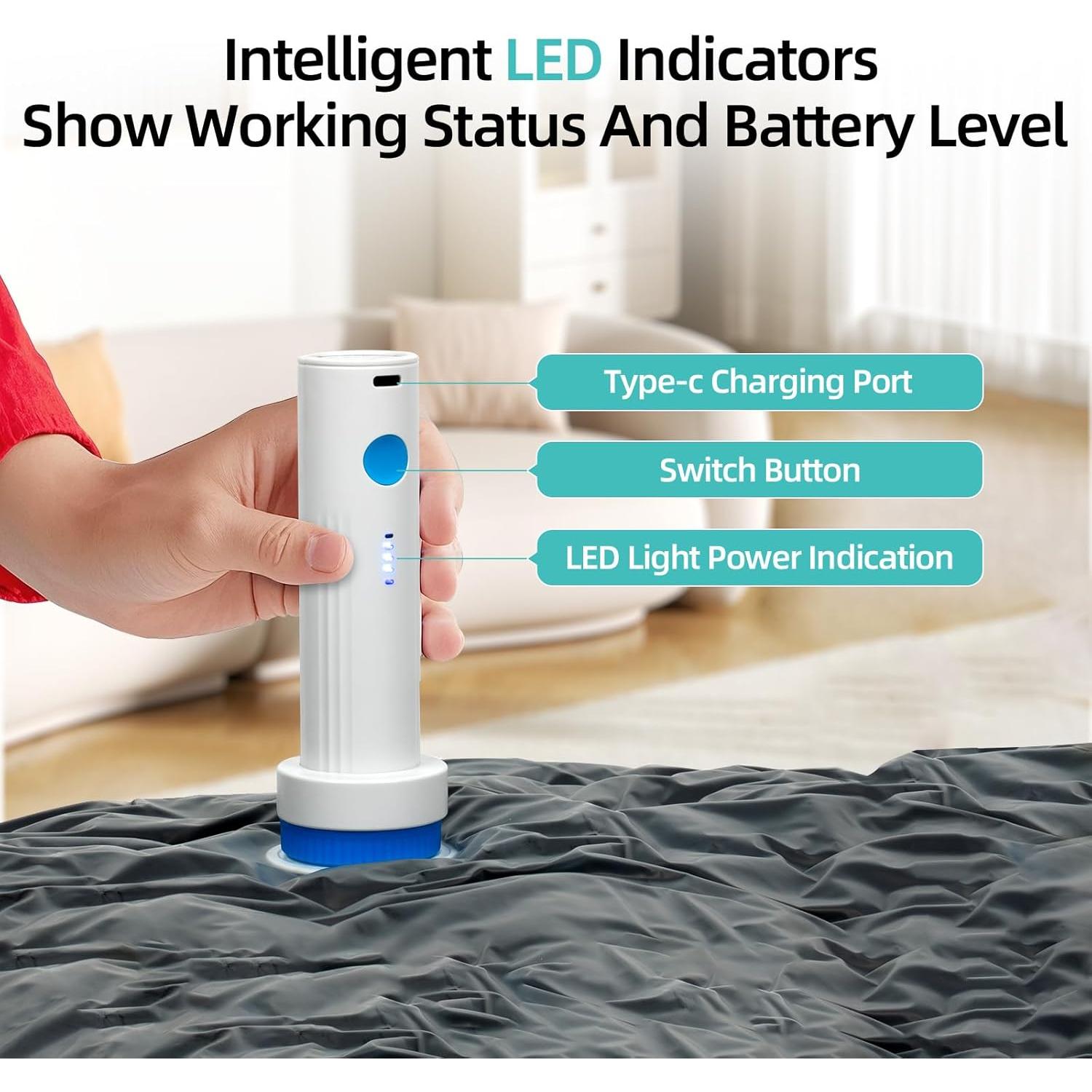 Bomba de Vacío Eléctrica Inalámbrica DUORAN 6.0 kPa USB