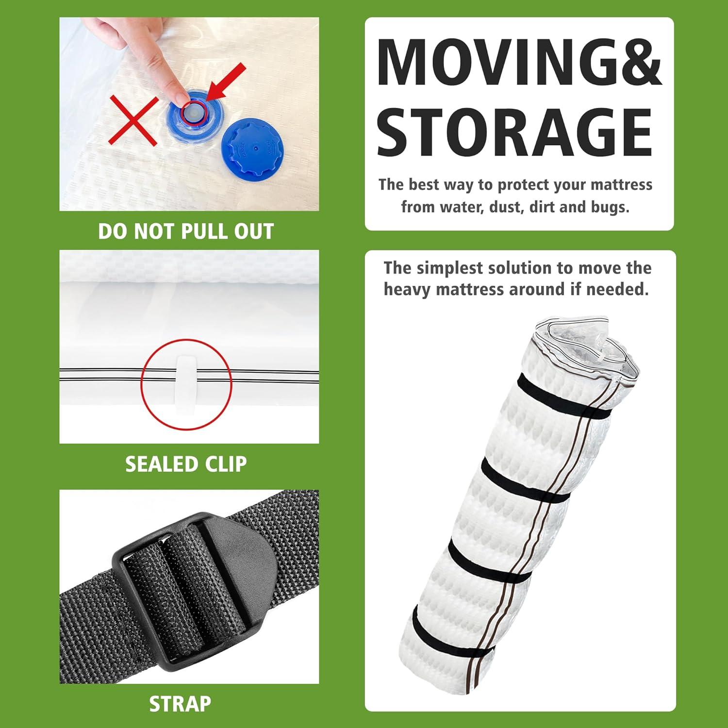 Bolsa para Colchón King Asatdd 254x198x38 cm Impermeable