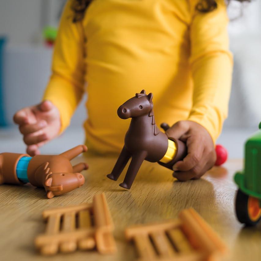 SmartMax Mi Primer Tractor de Granja Set Magnético 22 Piezas