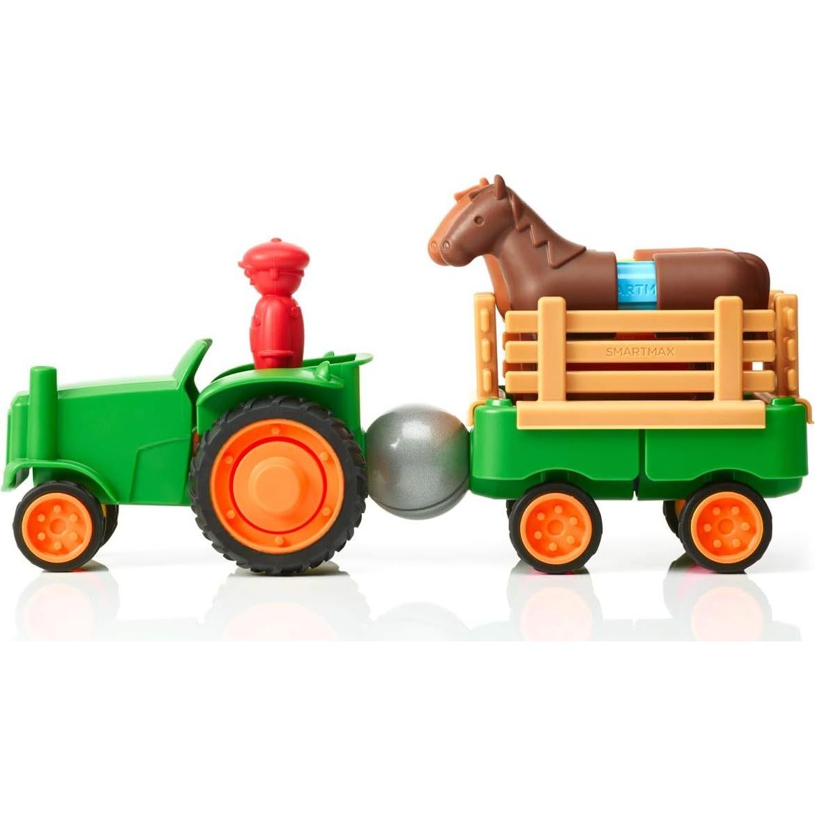 SmartMax Mi Primer Tractor de Granja Set Magnético 22 Piezas