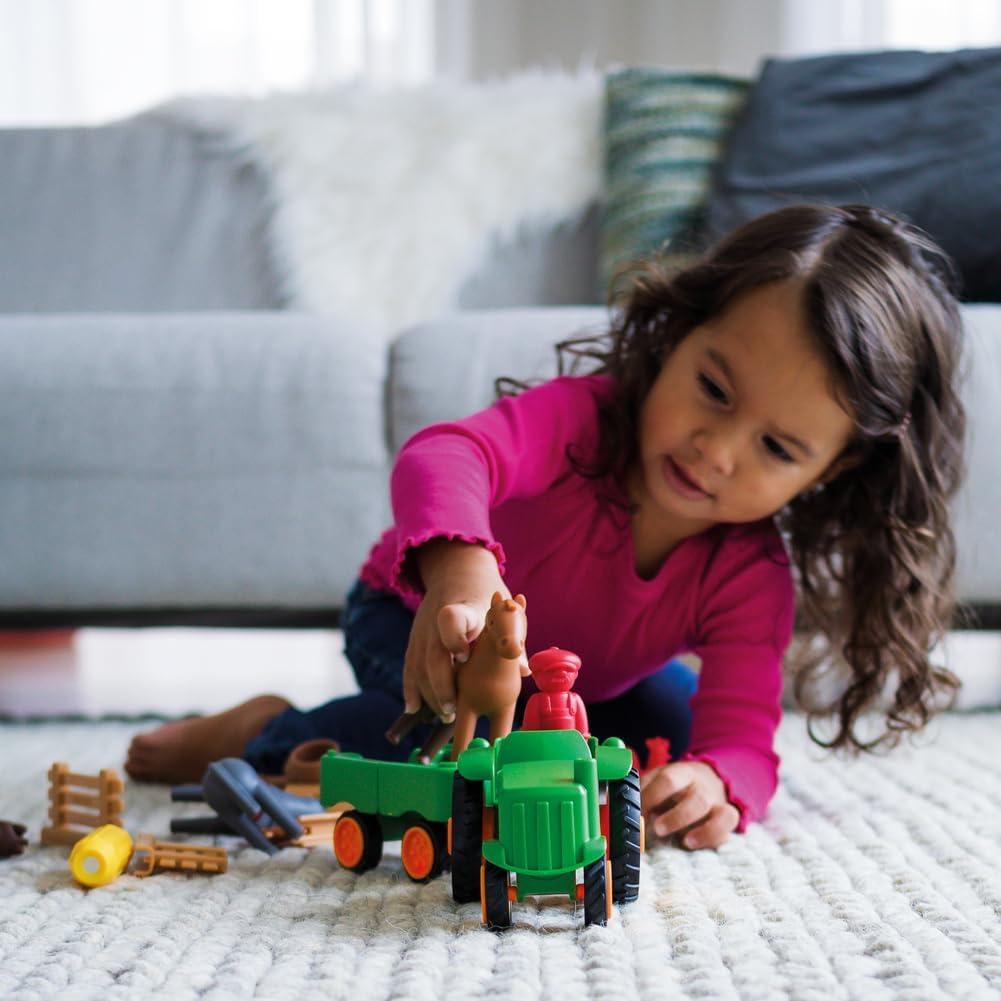 SmartMax Mi Primer Tractor de Granja Set Magnético 22 Piezas