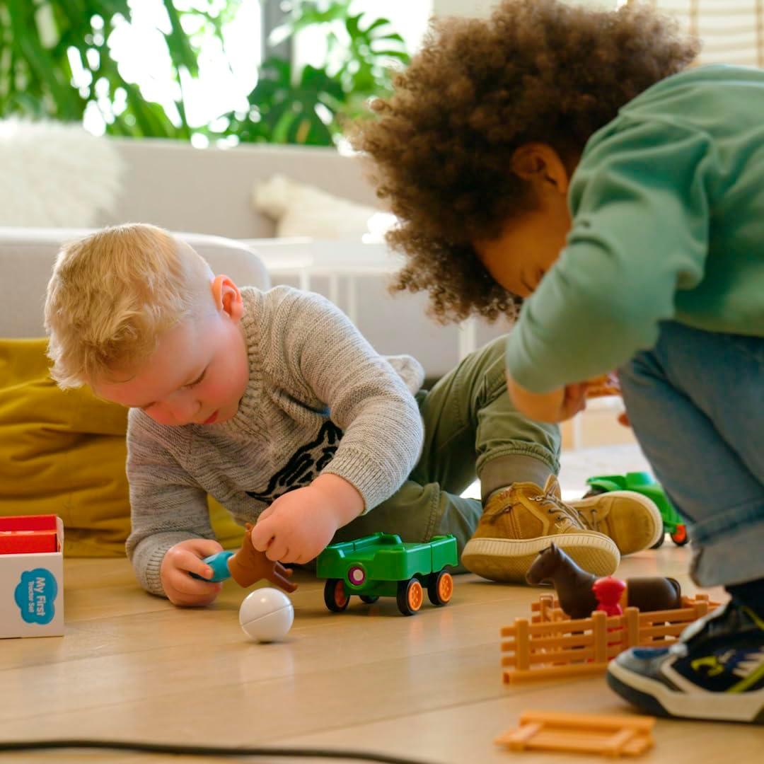 SmartMax Mi Primer Tractor de Granja Set Magnético 22 Piezas