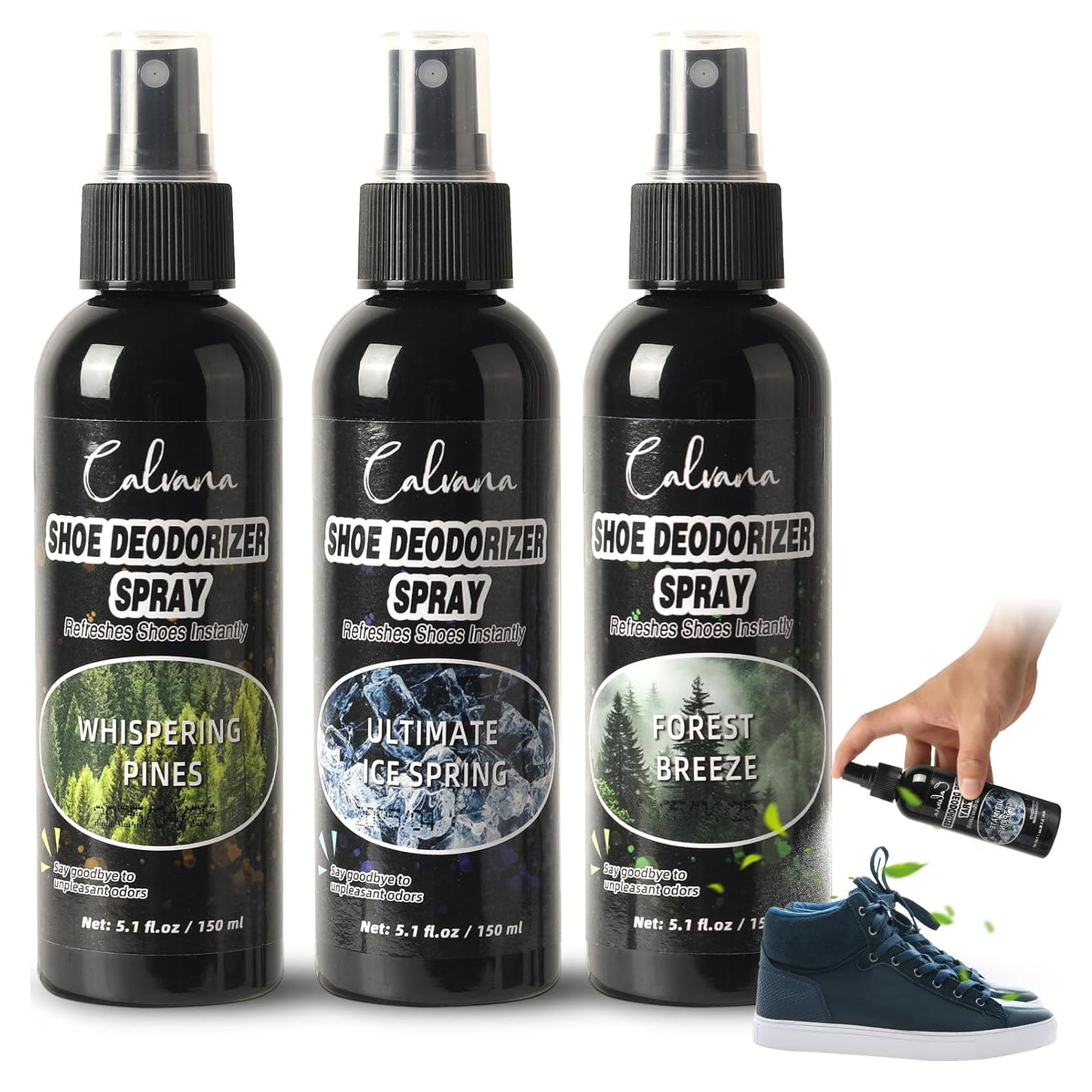 Spray Desodorante para Zapatos Calvana - 3 Aromas 451.5 ml