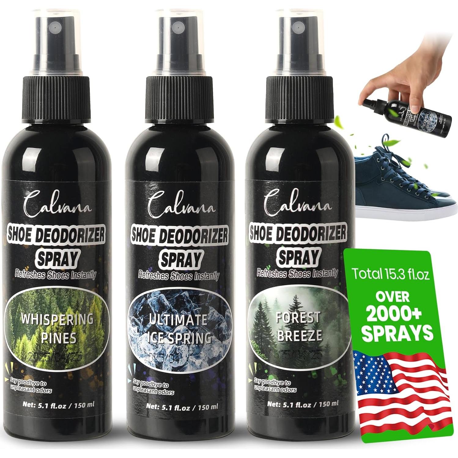 Spray Desodorante para Zapatos Calvana - 3 Aromas 451.5 ml