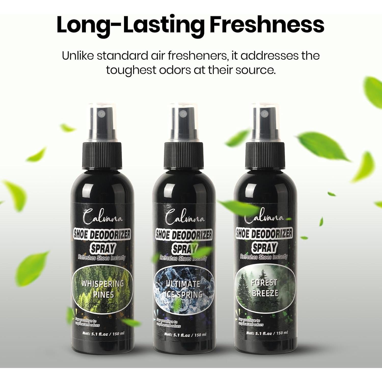 Spray Desodorante para Zapatos Calvana - 3 Aromas 451.5 ml