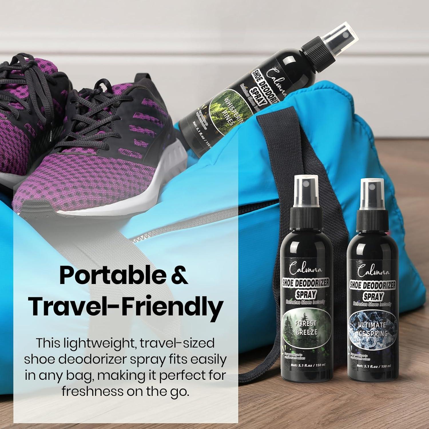 Spray Desodorante para Zapatos Calvana - 3 Aromas 451.5 ml
