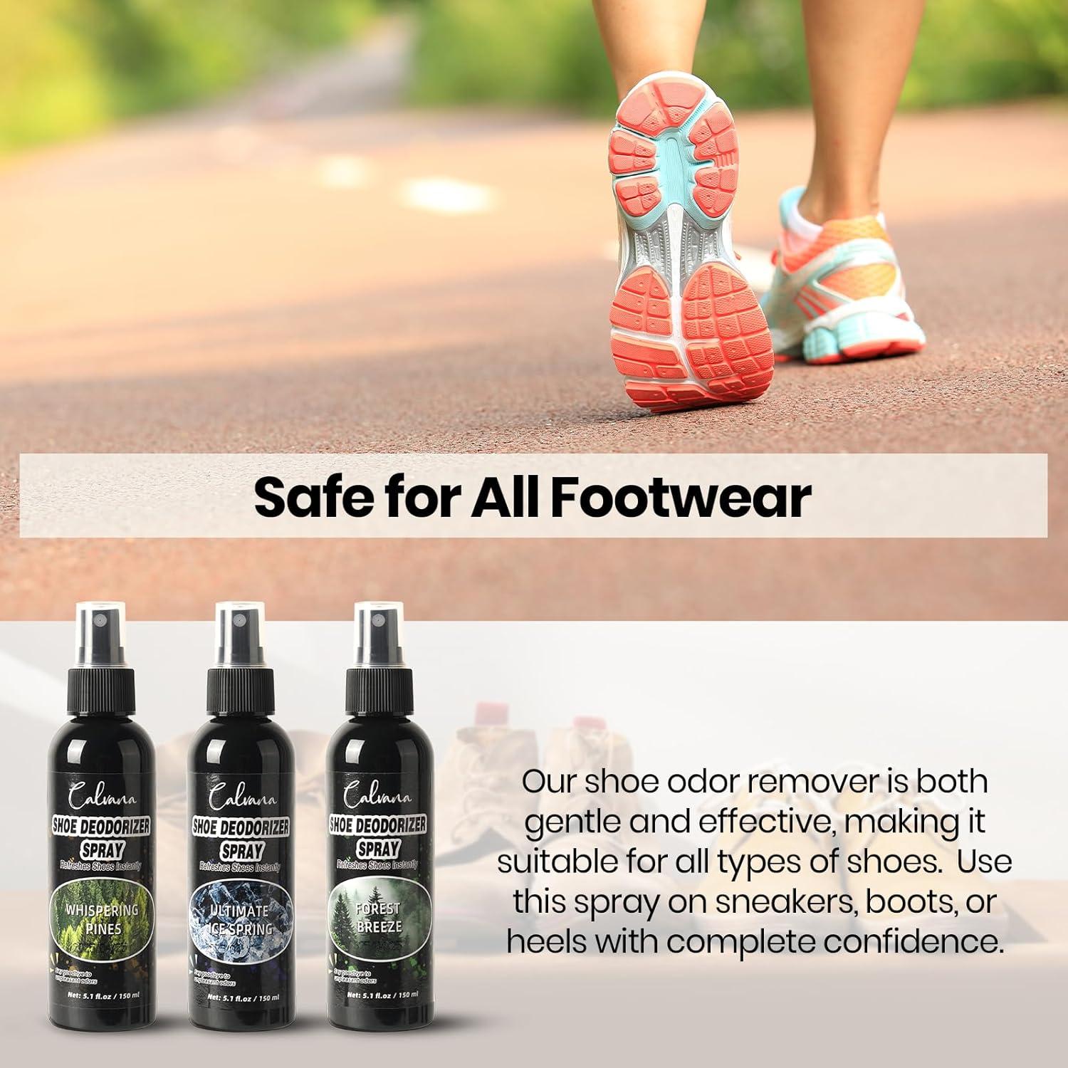 Spray Desodorante para Zapatos Calvana - 3 Aromas 451.5 ml