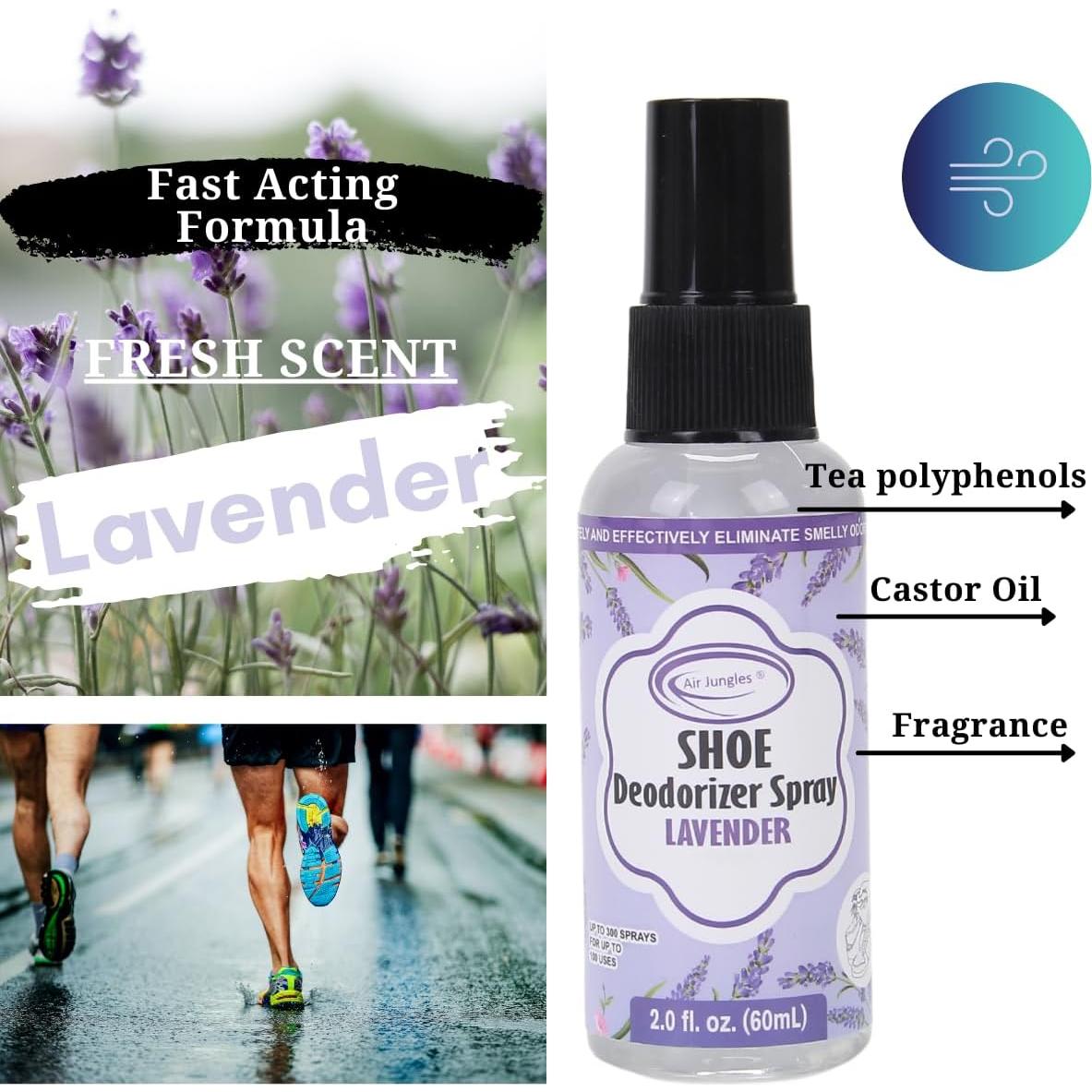 Aerosol Desodorante para Zapatos Air Jungles 118ml Lavanda