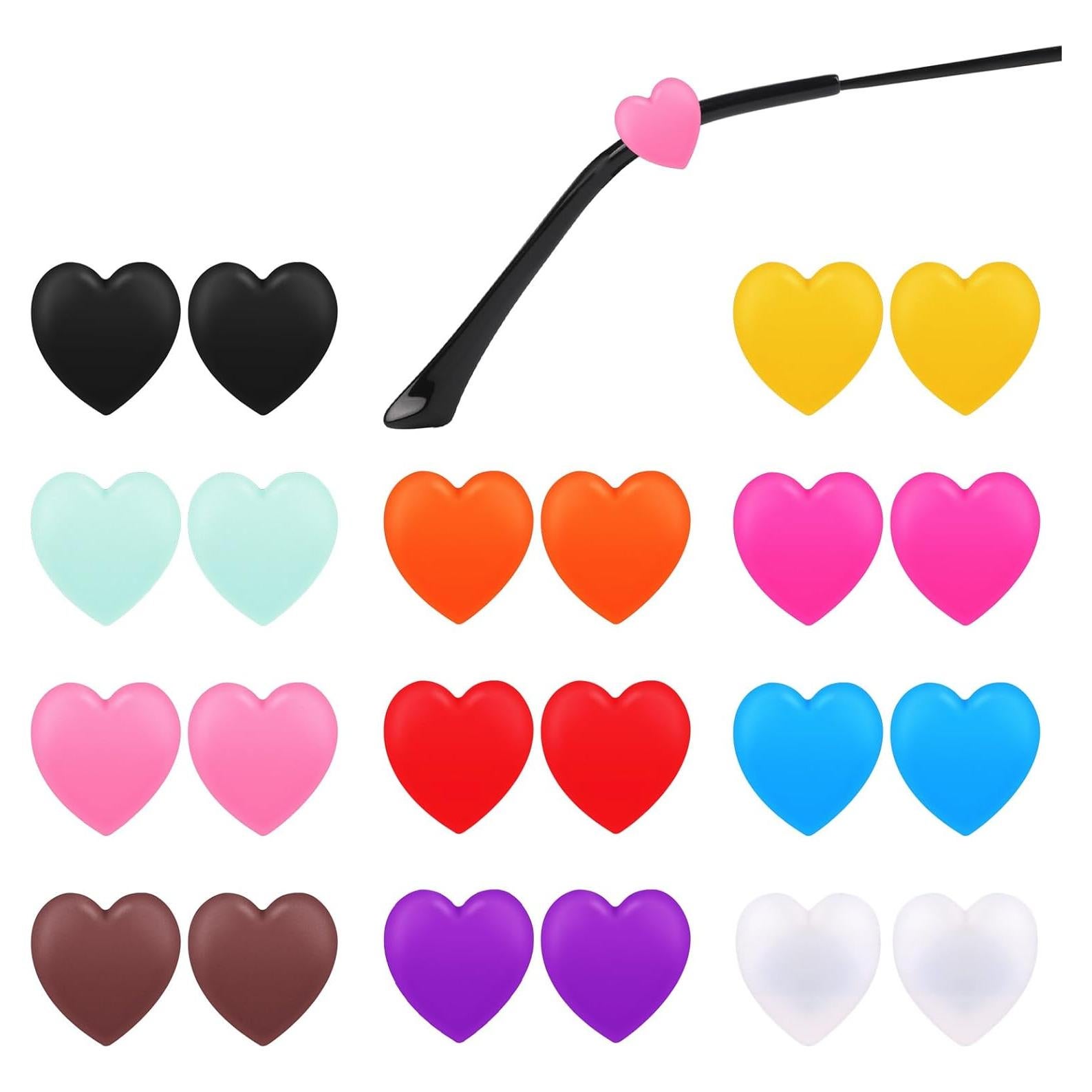 11 Pares de Ganchos Antideslizantes para Gafas Silicona FdcLixuvol