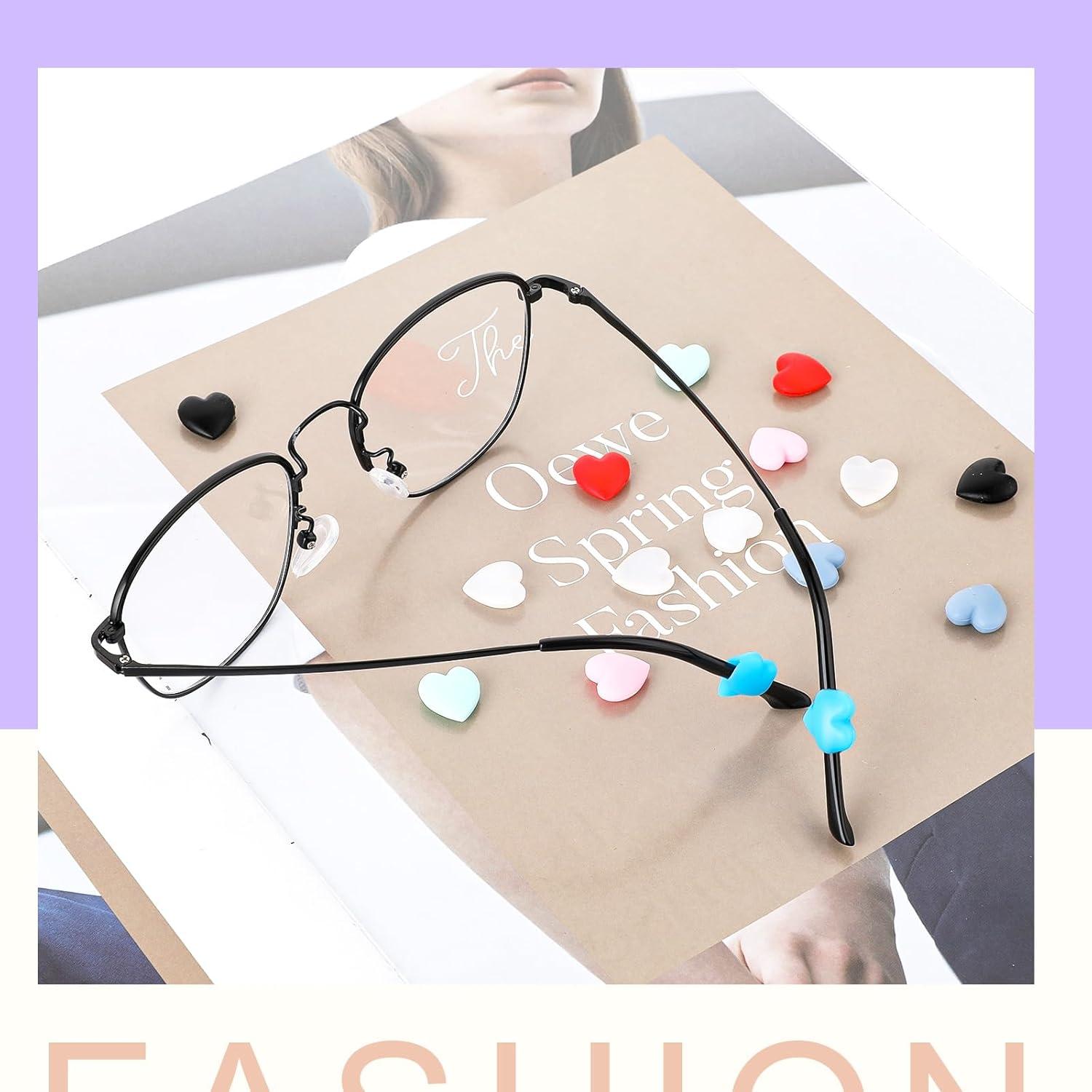 11 Pares de Ganchos Antideslizantes para Gafas Silicona FdcLixuvol