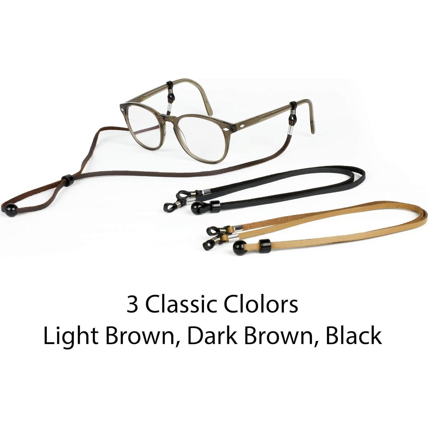 Soporte para Gafas Holdie - Cuero PU Premium - Ajustable Unisex