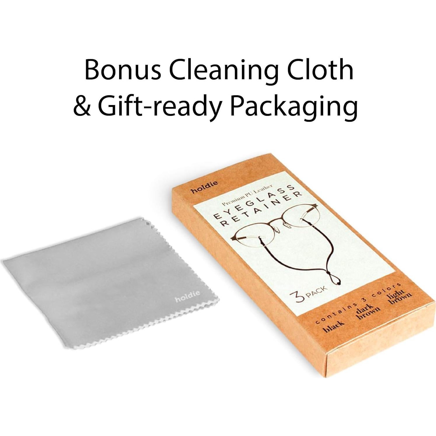 Soporte para Gafas Holdie - Cuero PU Premium - Ajustable Unisex