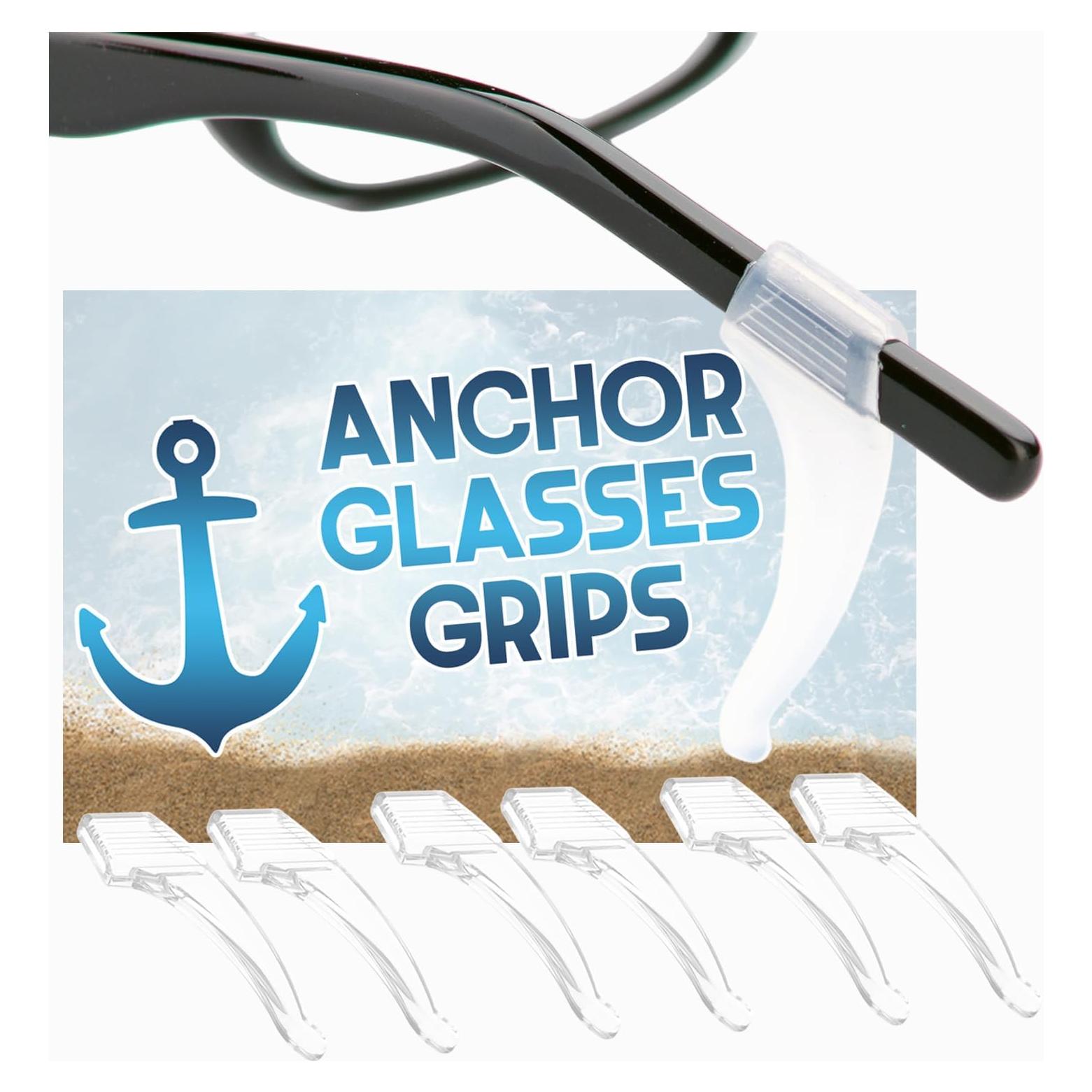 Agarraderas de Gafas Anchor - Paquete de 3 - Silicona Antideslizante