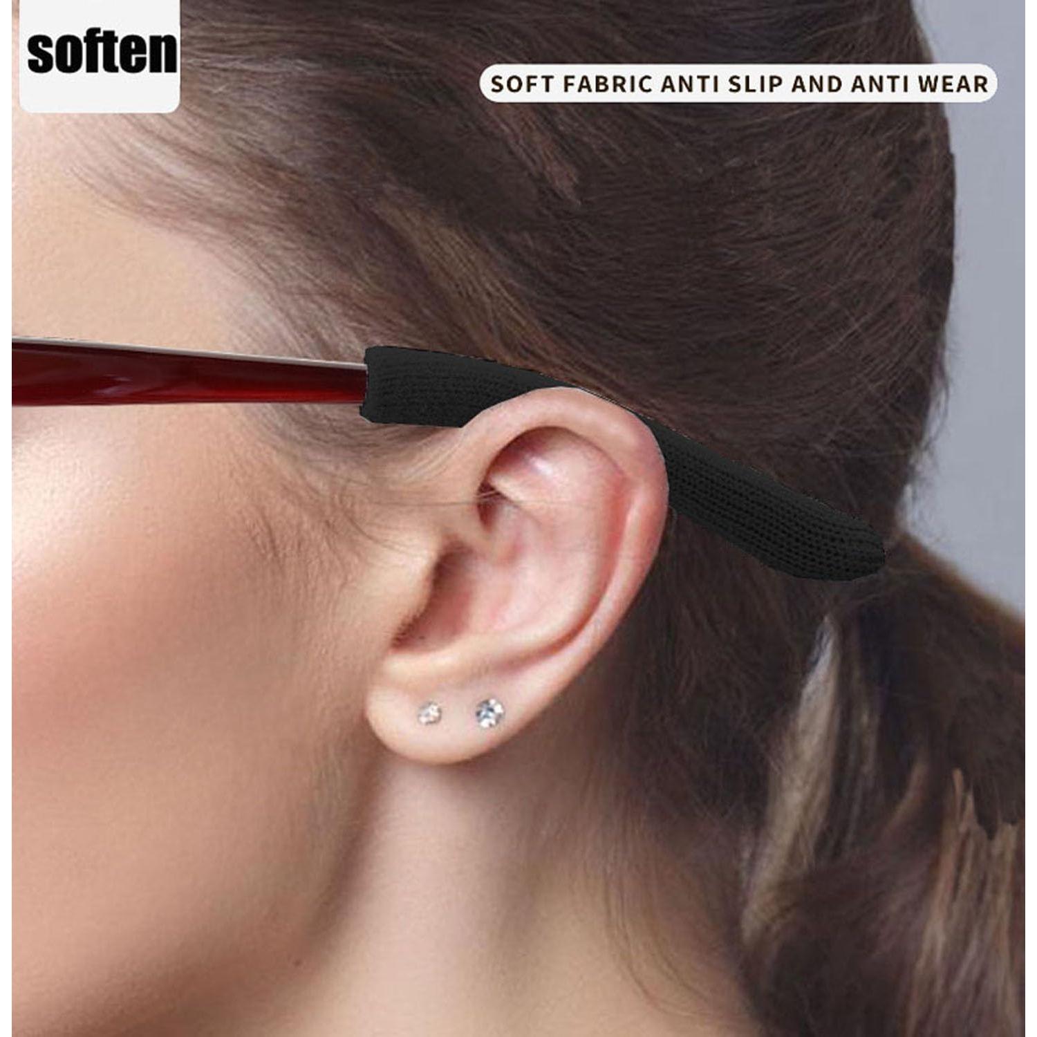 Cojín de Oído de Algodón Suave para Gafas Antideslizante