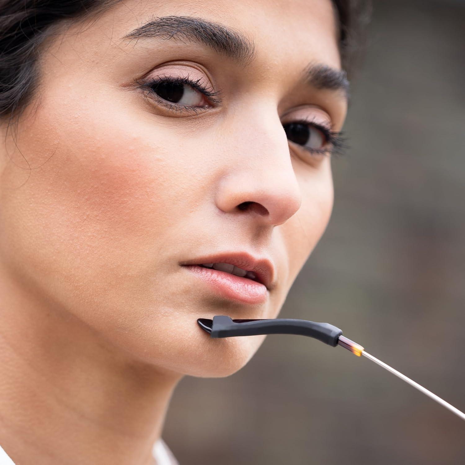 Setex Grip para Gafas - 2 Pares Negros Antideslizantes