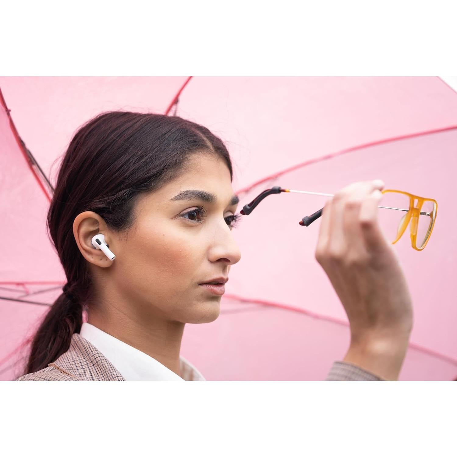 Setex Grip para Gafas - 2 Pares Negros Antideslizantes