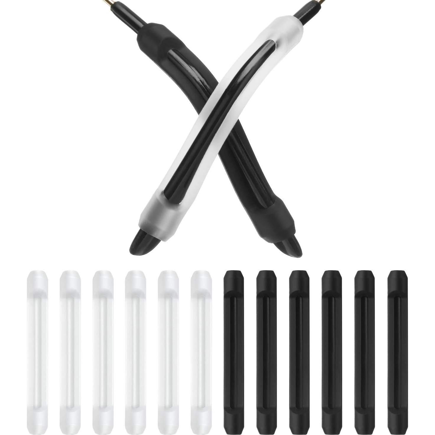 12 Pares Almohadillas de Silicona Frienda para Gafas Antideslizantes