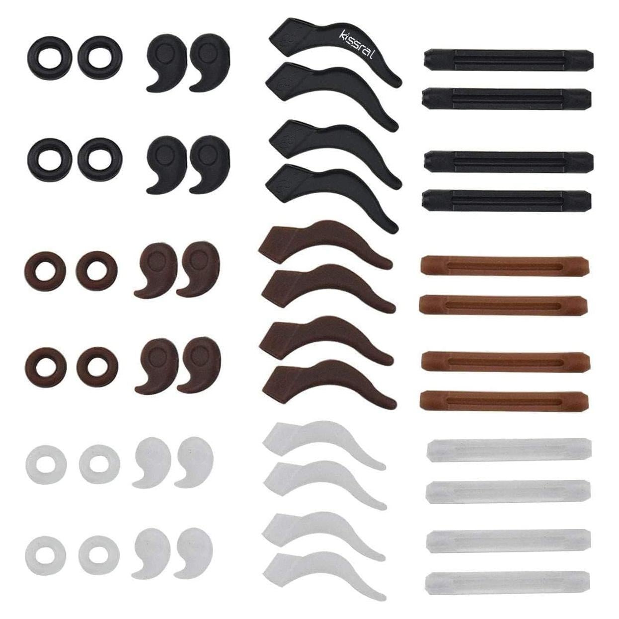 Kissral Sujetadores Antideslizantes para Gafas - 24 Pares