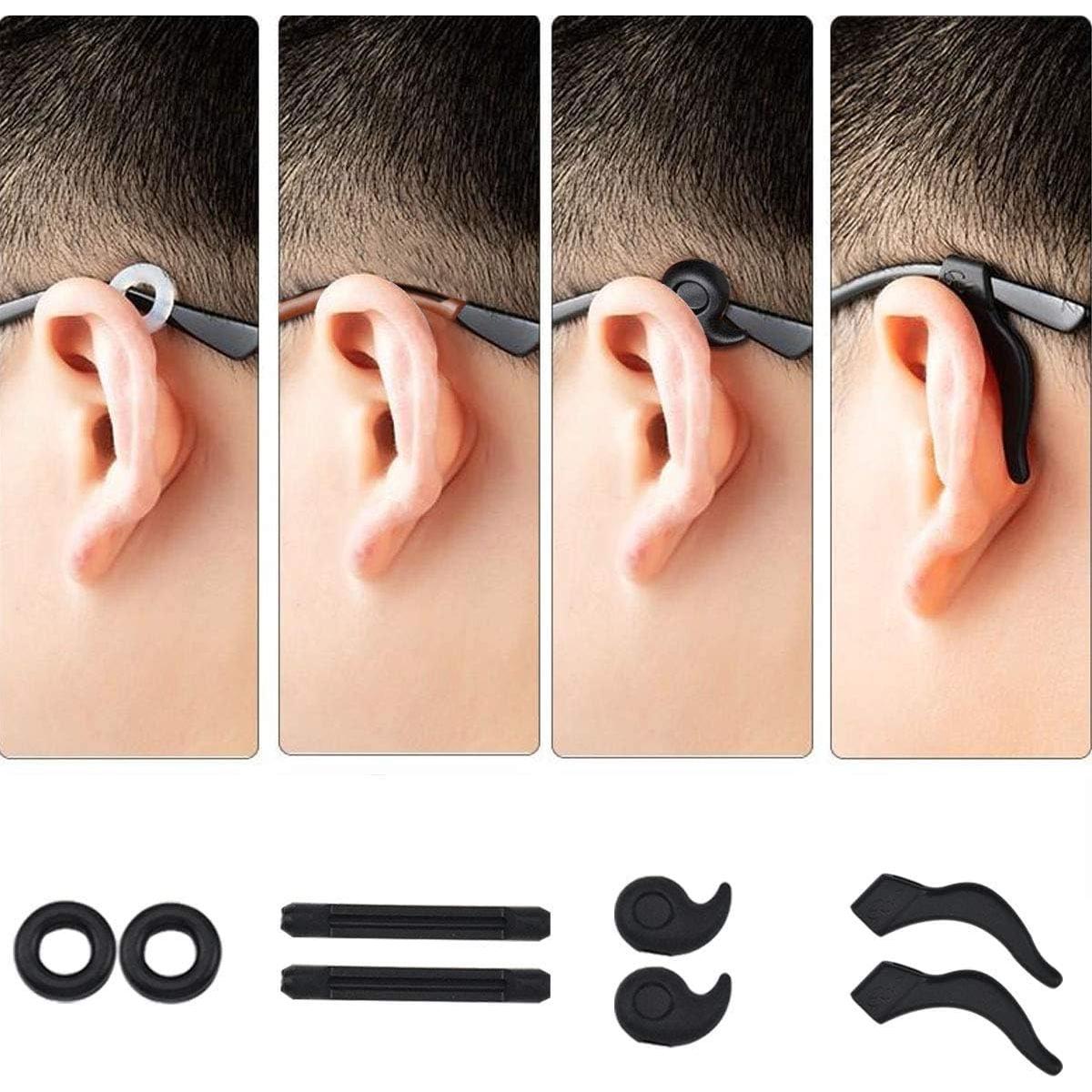 Kissral Sujetadores Antideslizantes para Gafas - 24 Pares