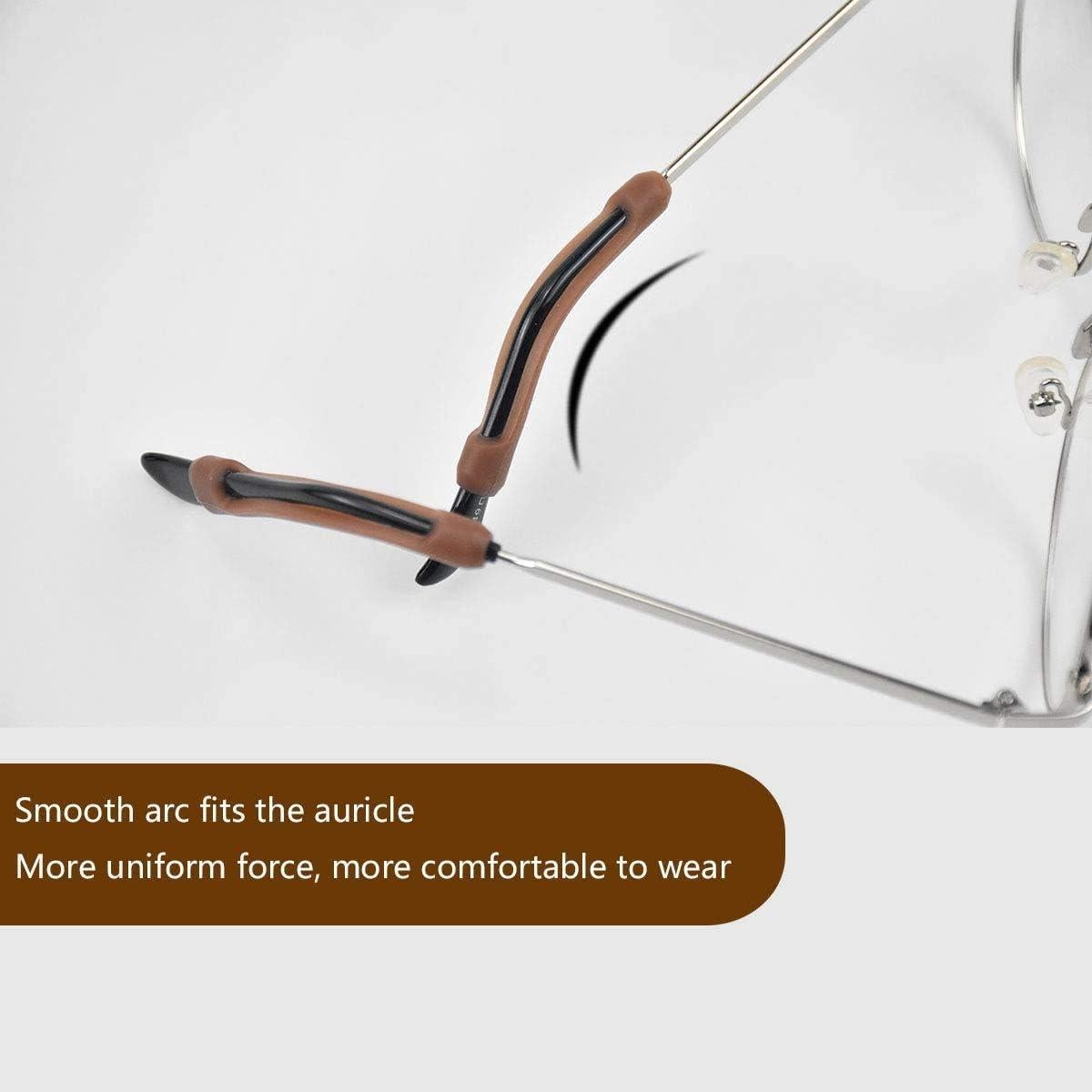 Kissral Sujetadores Antideslizantes para Gafas - 24 Pares