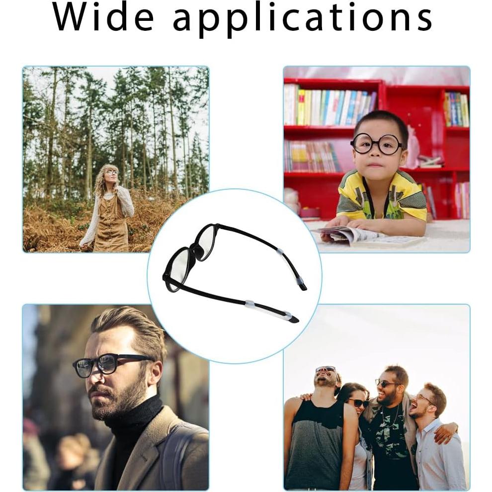 Mangas de Silicona Antideslizantes para Gafas - 9 Pares