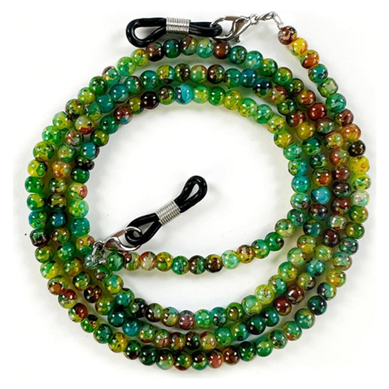 Cadena de Gafas para Mujeres DECKER - Verde 74 cm - Pulsera y Lanyard