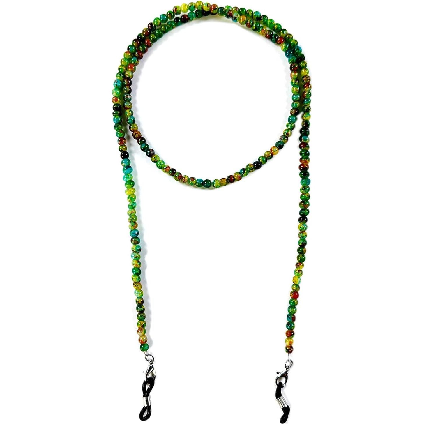 Cadena de Gafas para Mujeres DECKER - Verde 74 cm - Pulsera y Lanyard