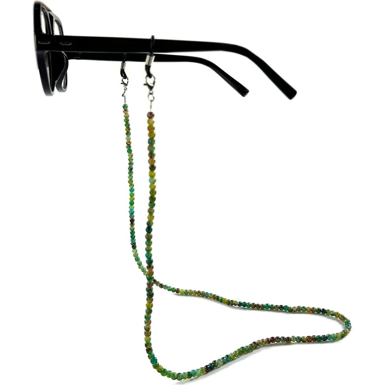 Cadena de Gafas para Mujeres DECKER - Verde 74 cm - Pulsera y Lanyard