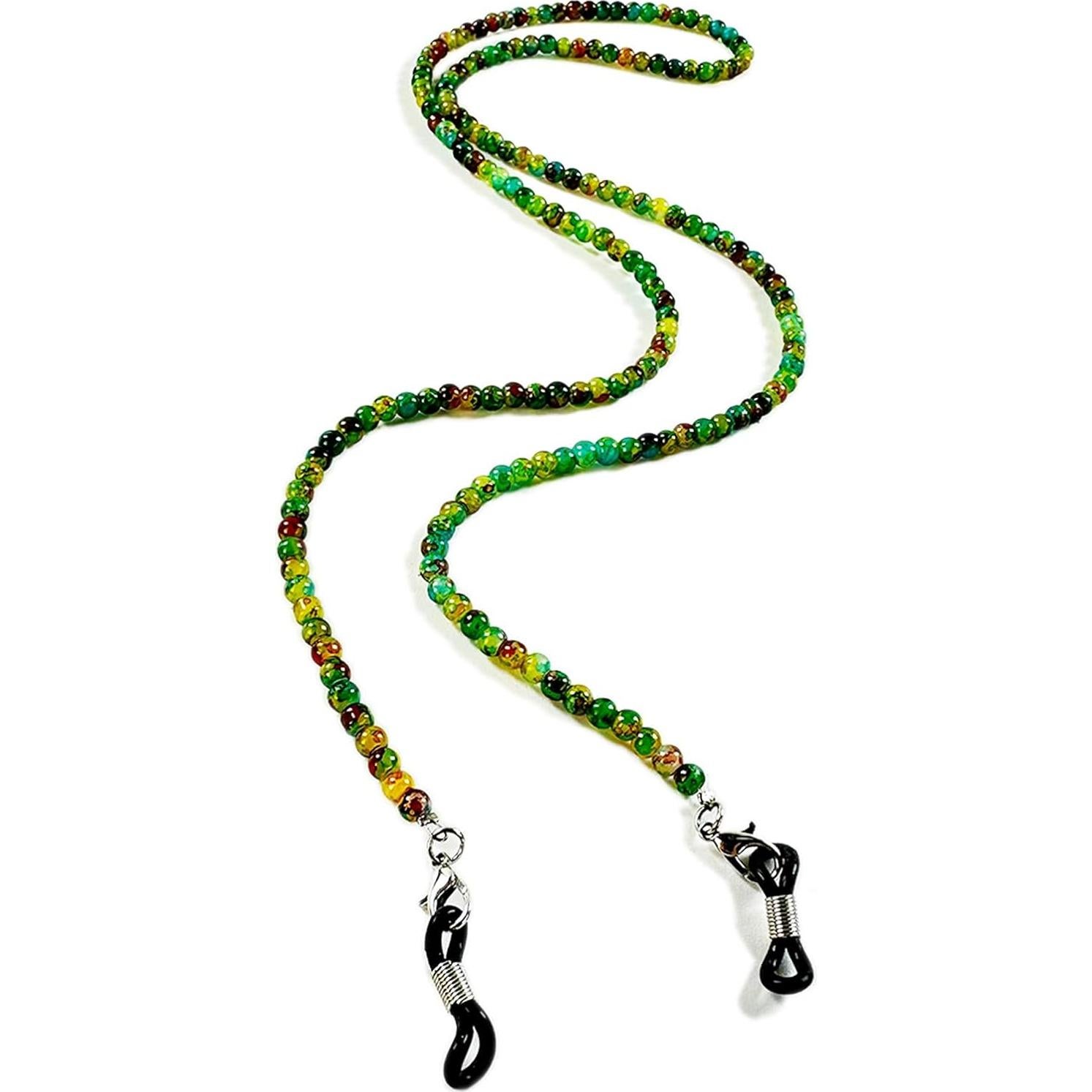 Cadena de Gafas para Mujeres DECKER - Verde 74 cm - Pulsera y Lanyard