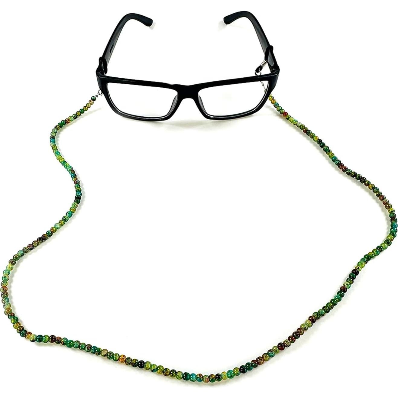 Cadena de Gafas para Mujeres DECKER - Verde 74 cm - Pulsera y Lanyard