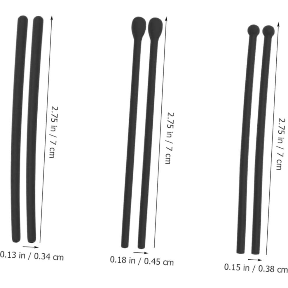 EXCEART 12 Pares de Consejos de Silicona para Gafas Antideslizantes