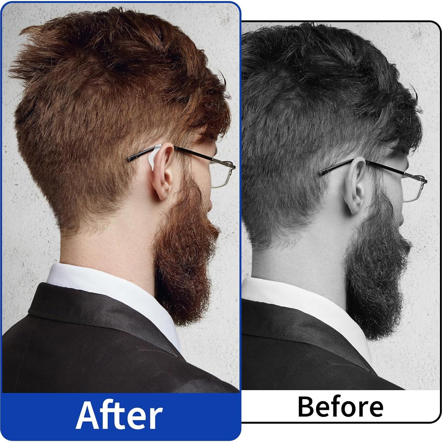 10 Pares de Ganchos de Silicona Antideslizantes para Gafas